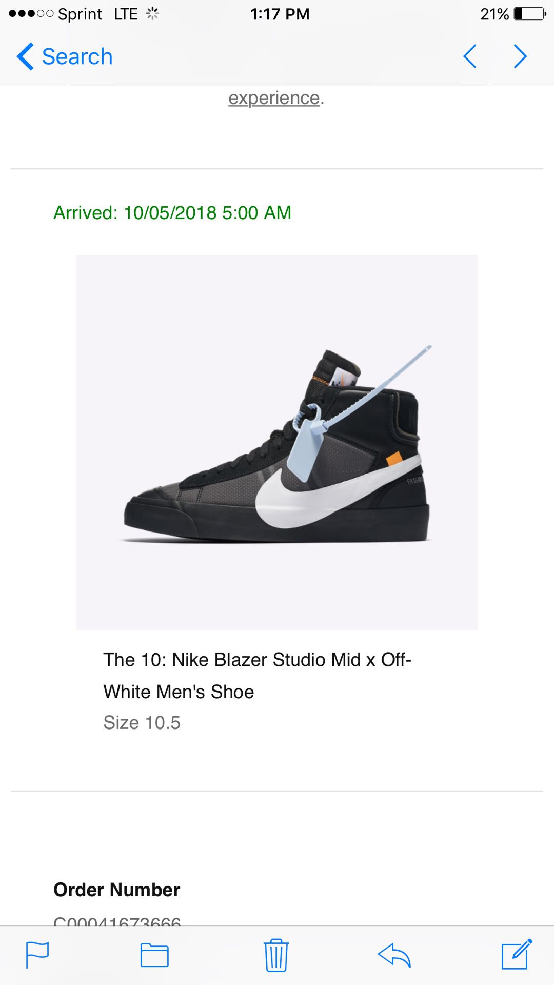 The 10: Nike Blazer Studio Mid x Off-White Men's Shoe NIKE BLAZER MID OFF  WHITE GRIM REAPER SIZE  for Sale in San Ramon, CA - OfferUp