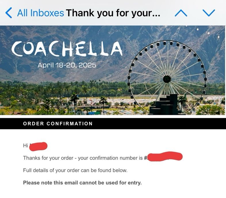 Coachella Ticket