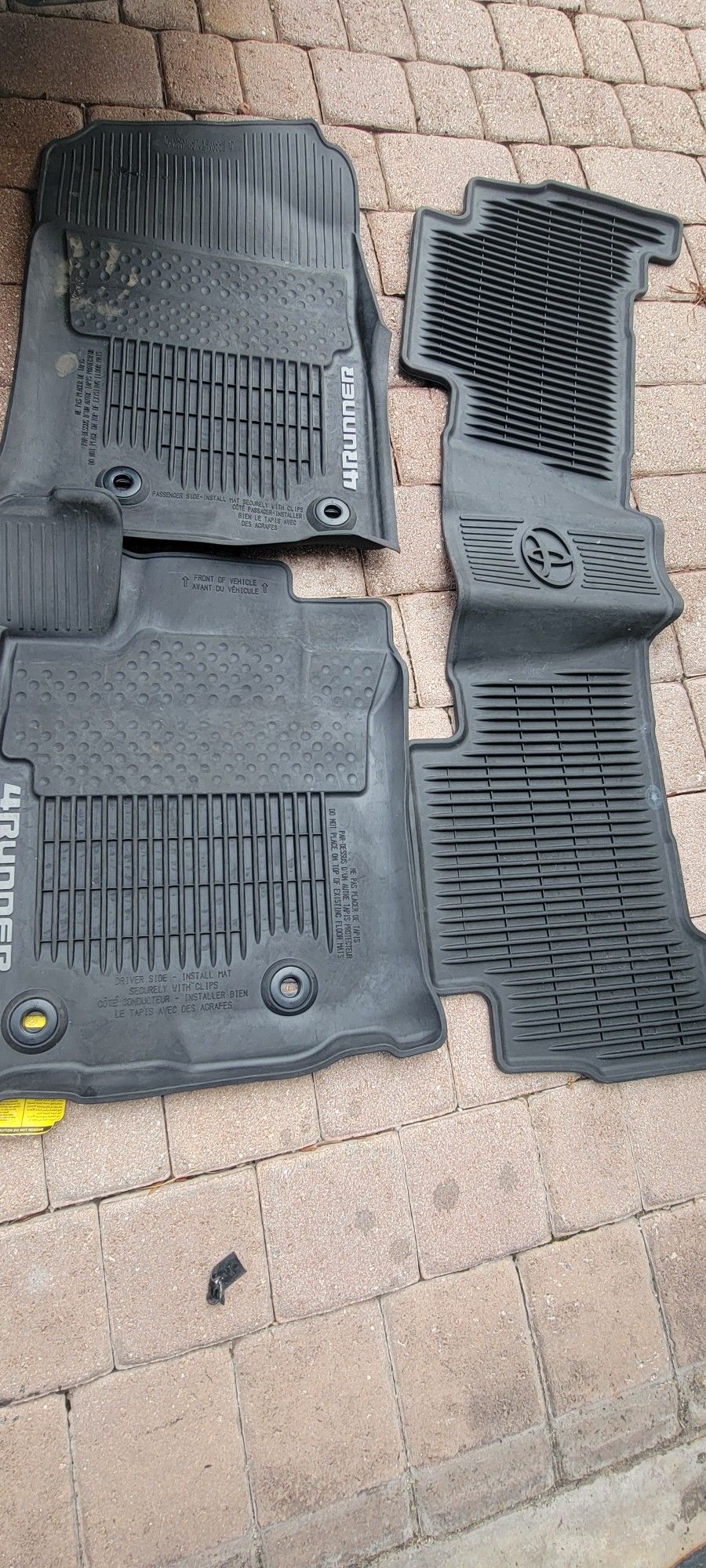 2013 - 2022 Toyota 4Runner OEM All Weather Mats Liners Set of 3 PT(contact info removed)0-02