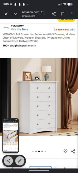 Dresser/chest of drawers