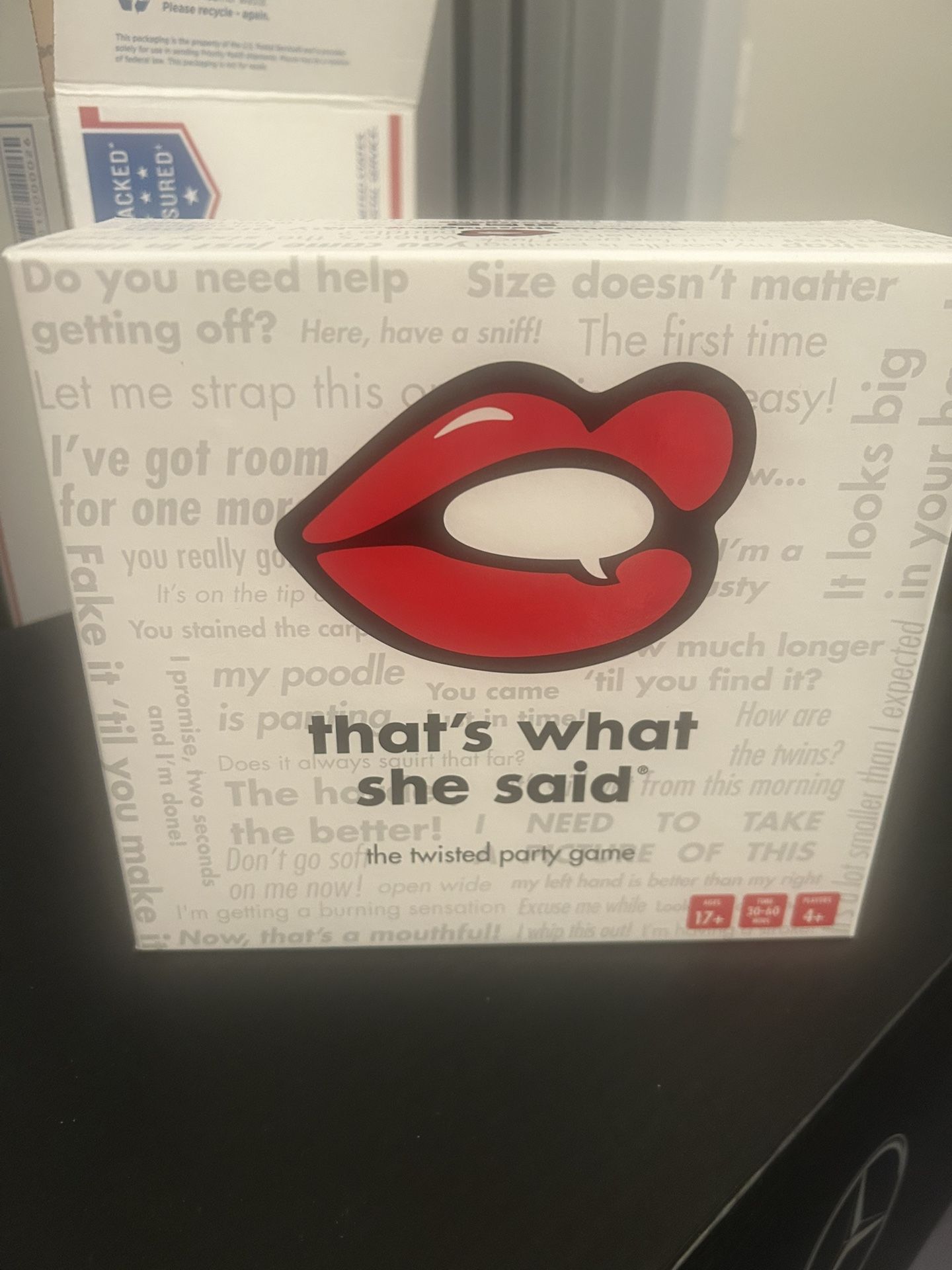 Game. That’s What She Said