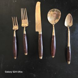 Mid-Century Siam Flatware Original Hand Made 
