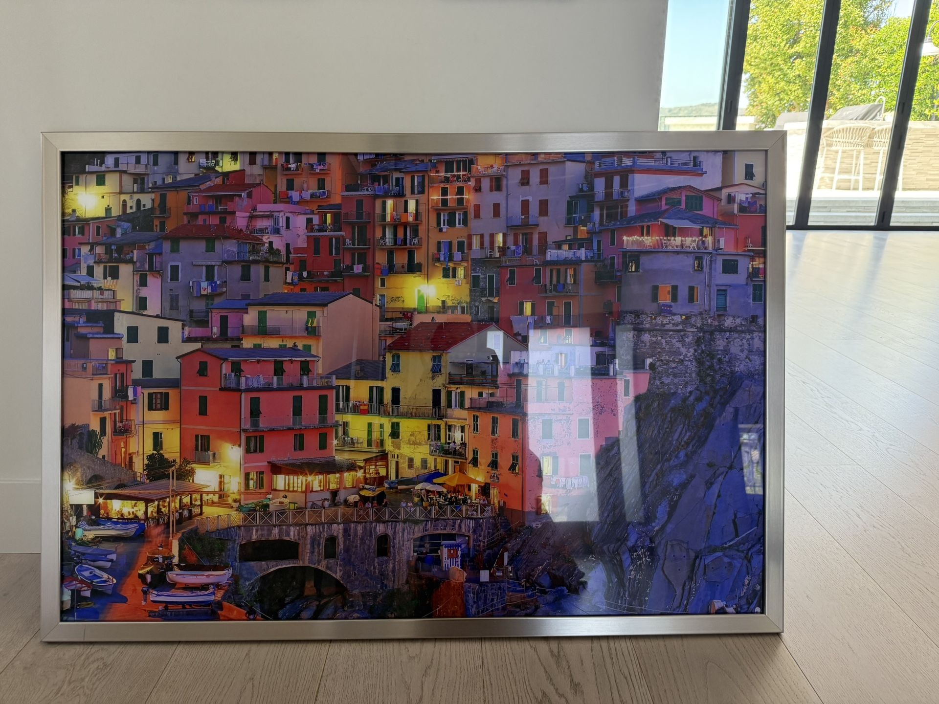 Beautiful Framed Acrylic Print Of Cinque Terre