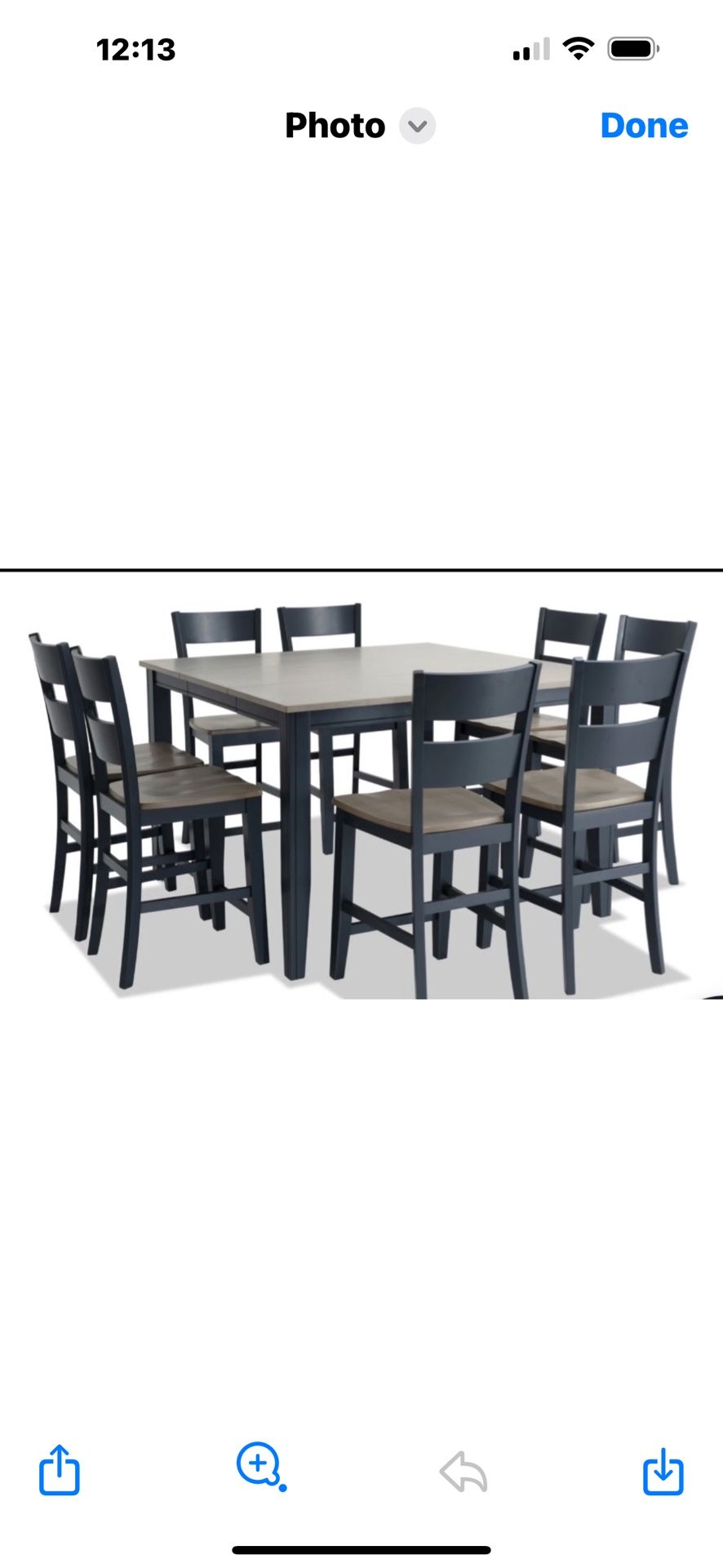 Large Dining Room Table 8 Chairs