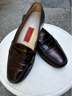 Cole Haan Oxblood Moccasin Penny Loafers, Size 10