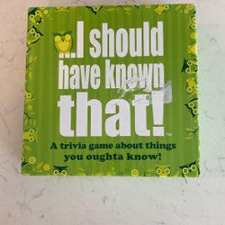 I Should Have Known That! Game