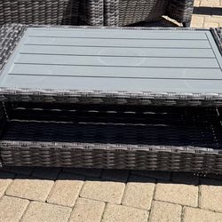 Outdoor patio coffee table