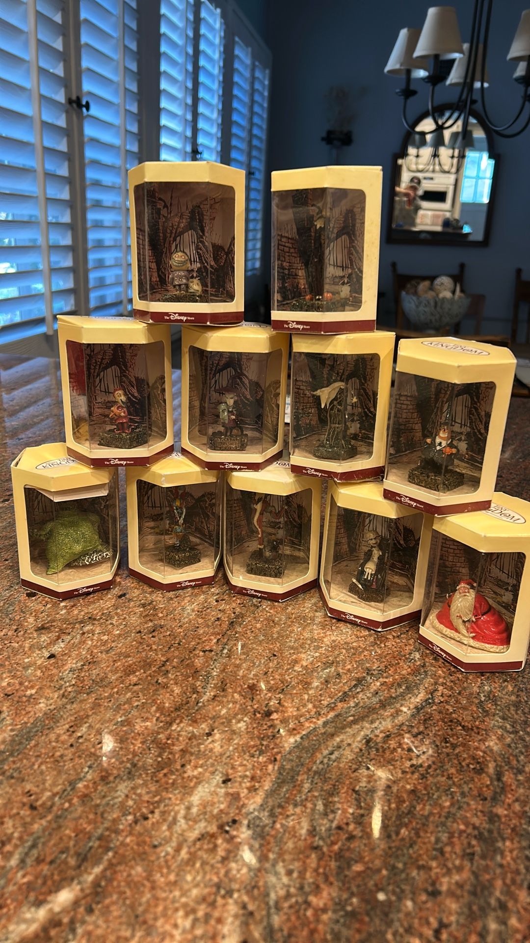 Set Of Disney’s Tiny Kingdom Nightmare Before Christmas Figurines