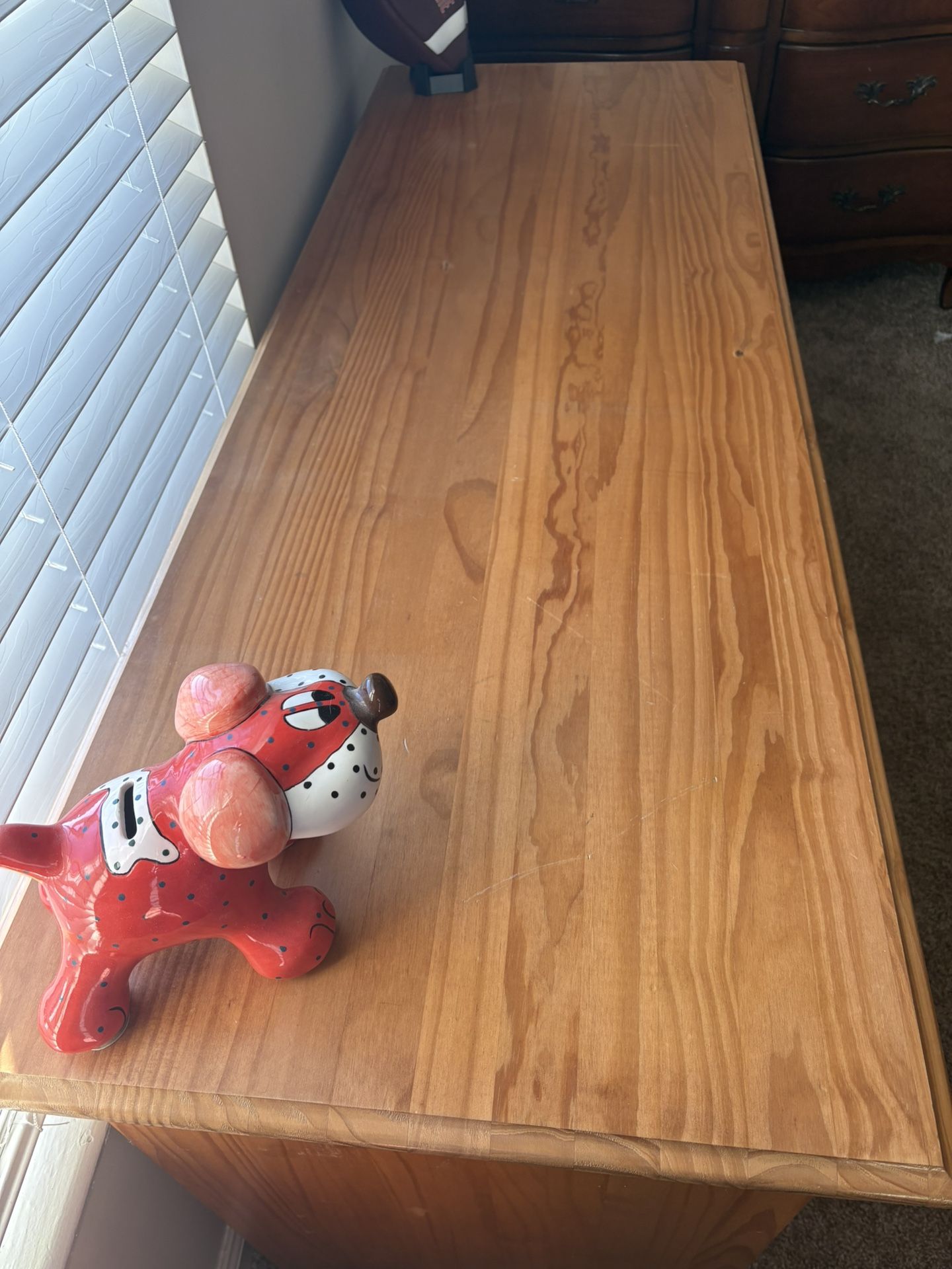 Beautiful Wood Desk (5ft Across)