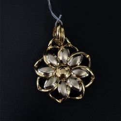 14KT Tri Color Gold Flower Pendant 5.00g 187798/8