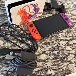 Nintendo Switch OLED Pokémon Scarlet & Violet Edition Console w/ Dock