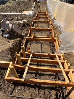 Landing and steps