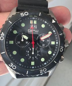 German Military Titanium Chronograph. Watch, GPW