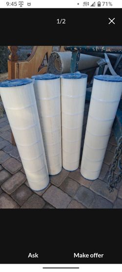 Large pool filters