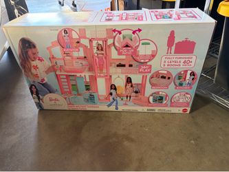 New Barbie Townhouse Play set With Accessories - doll house