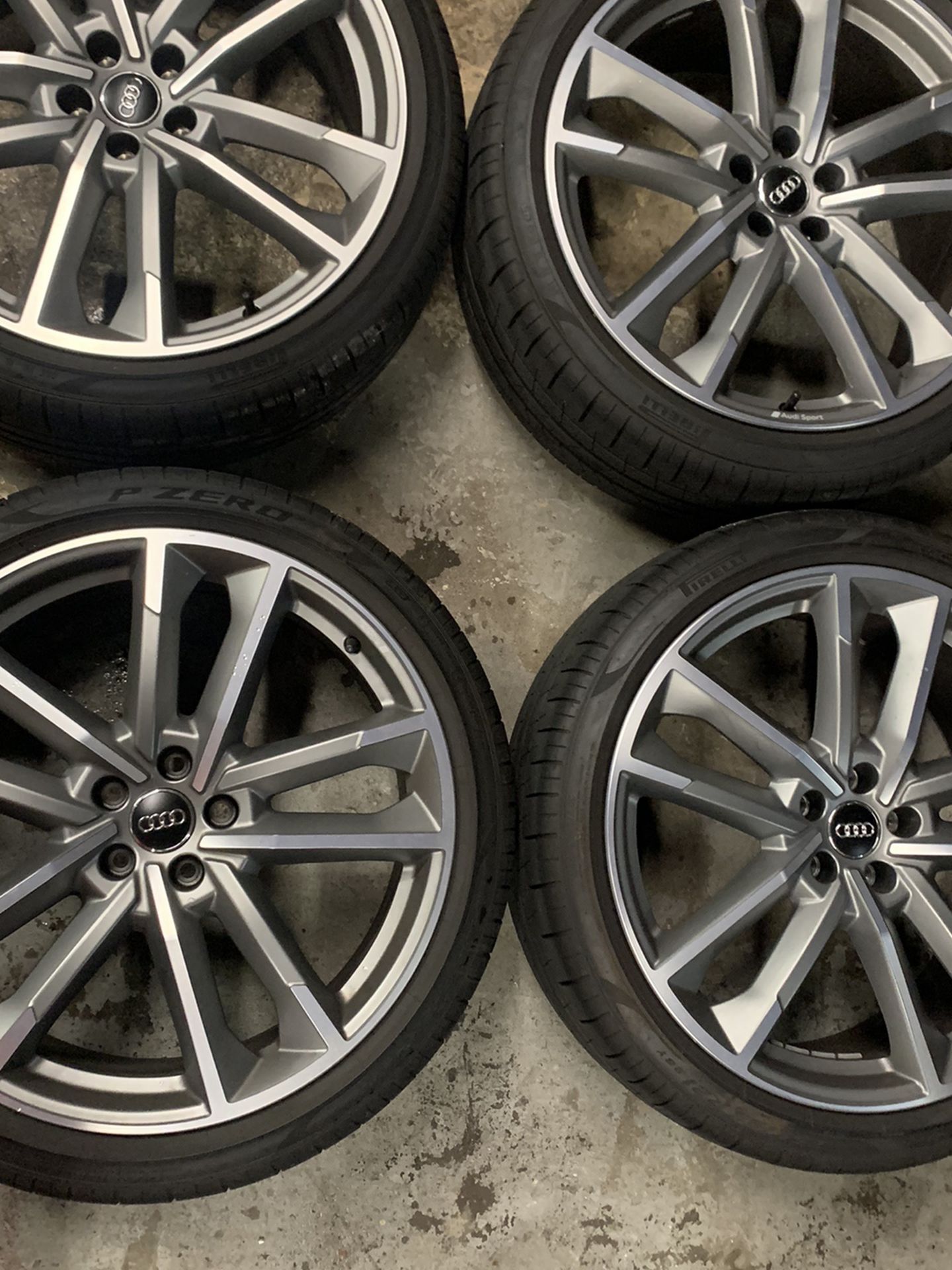 Audi 21 Rims With Tires