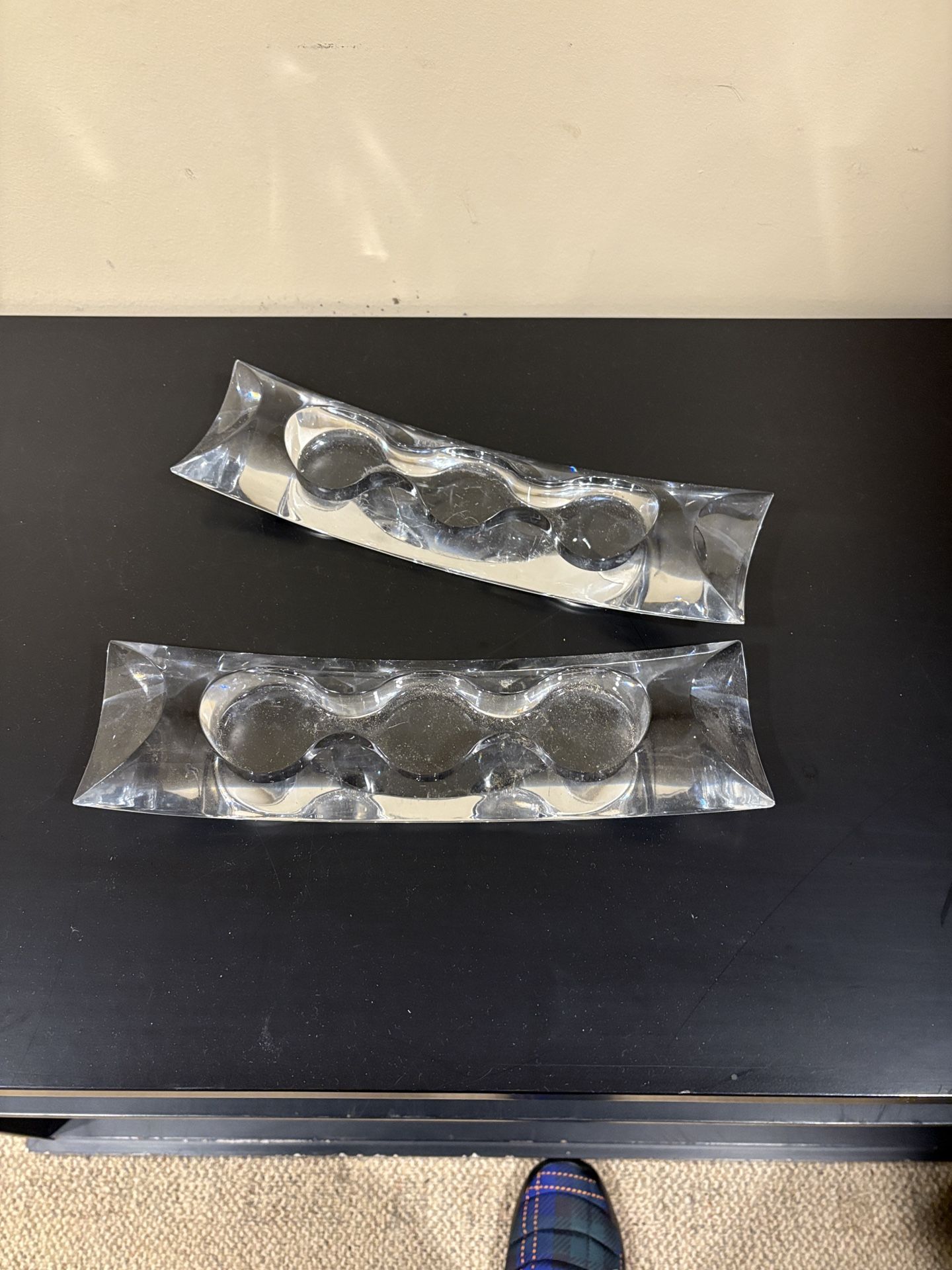 Crystal Tri-candle Holder