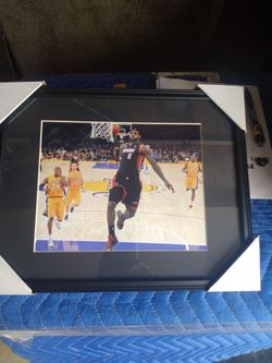 Lebron James/Kobe Bryant Framed Artwork Print Classic 