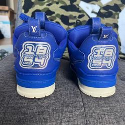 Blue Lv Skateboard Sneakers