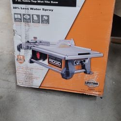 RIDGID

6.5 Amp Corded 7 in. Table Top Wet Tile Saw