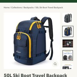 Ski Boot Travel Backpack