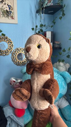 medium size otter plushie