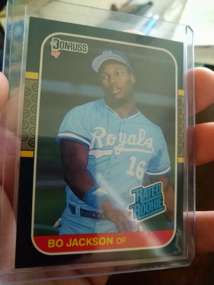 Bo Jackson 1987 Donruss Rated Rookie #35 Baseball Card