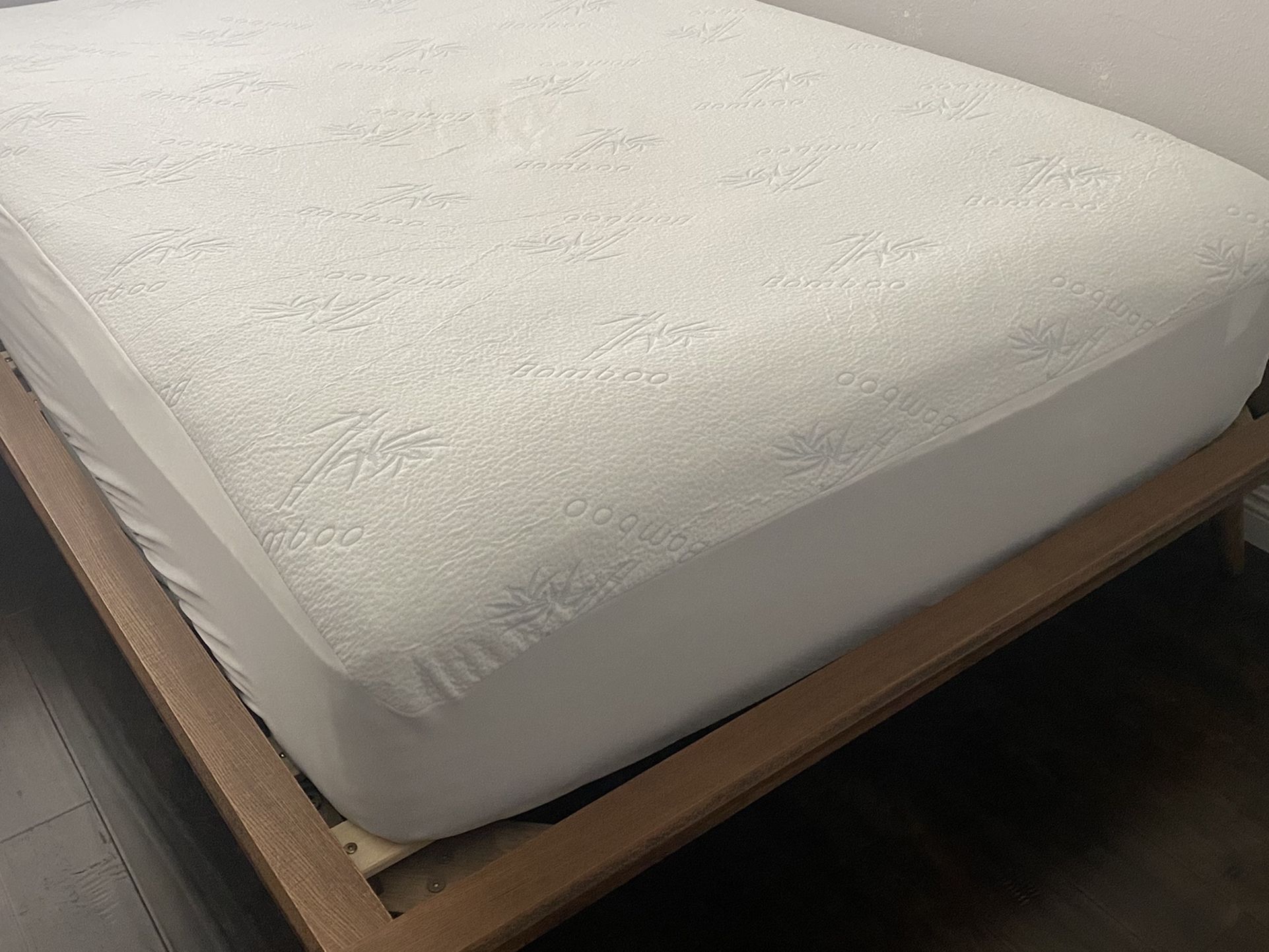 Full Size Bed Frame Mid Century Platform