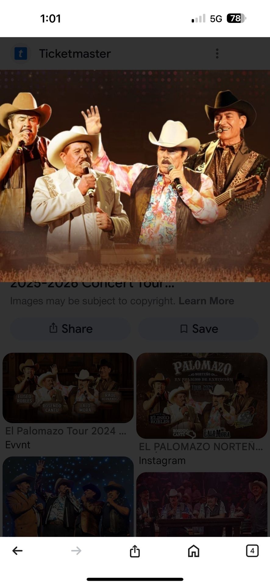 Palomazo Norteño Tickets