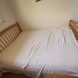 Queen Bed Frame - Wooden