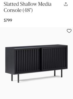 West Elm Narrow Media Console