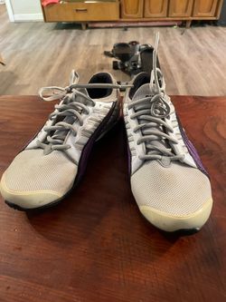 Puma 10 cell size 5 Gray and Purple Running Sneakers