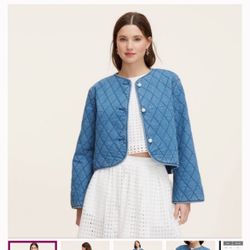Kate Spade x Target Denim Quilted Jacket