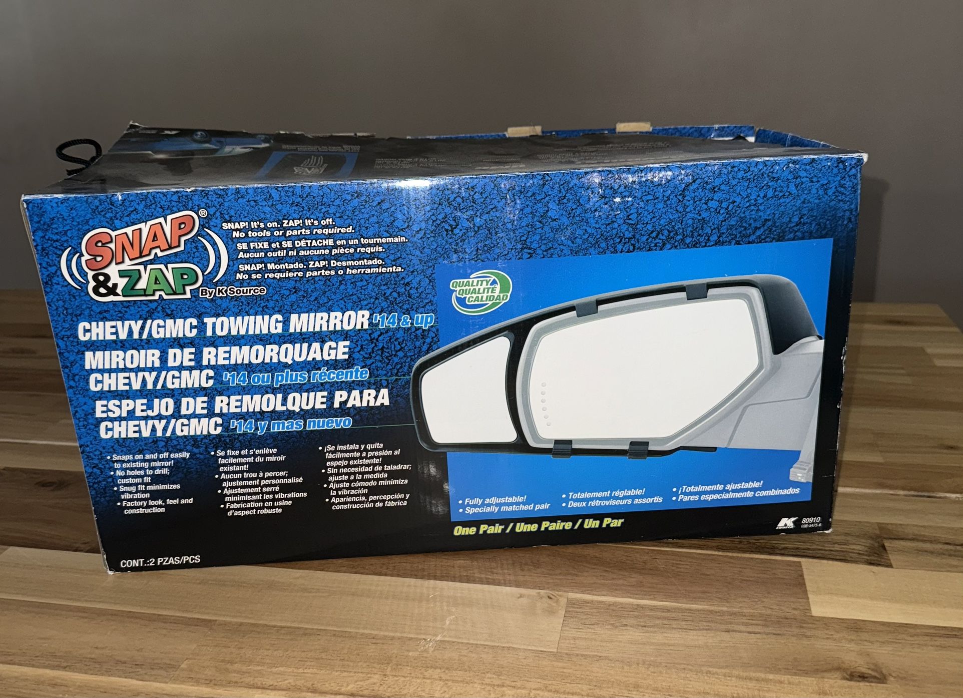 Snap On Towing Mirrors For Chevy/GMC
