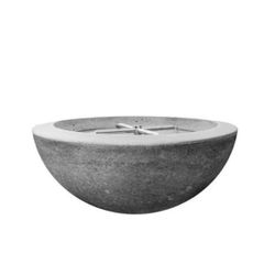 Moderno II Pewter Concrete Fire Bowl