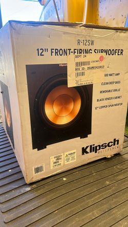 Subwoofer Klipsch R12sw New In Box