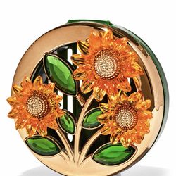 Adorable! BATH & BODY WORKS 🧡🍃🌻SUNFLOWERS🌻🍃🧡Visor & Vent Clip Car fragrance holder