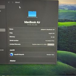 2025 MacBook Air M4 Chip