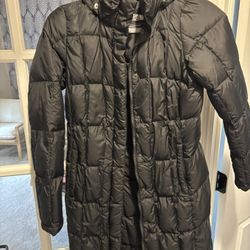 North Face Puff Jacket With Hoody Black Xs Women’s 