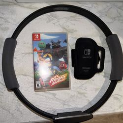 Ring Fit Adventure Accessories – Ring-Con & Leg Strap – Nintendo Switch