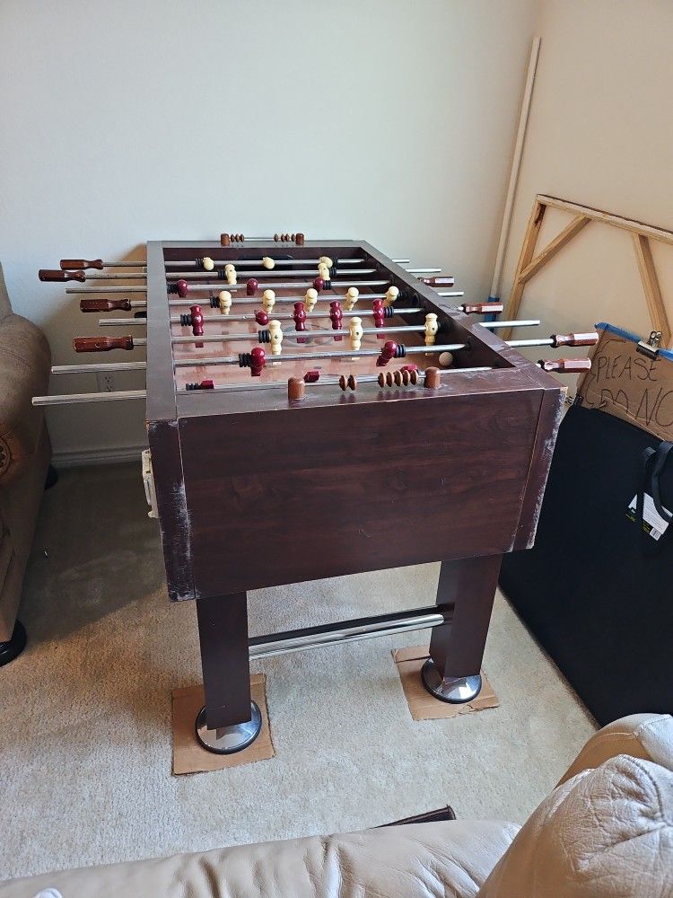 Brown Fooseball Table