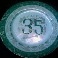 35th wedding plate