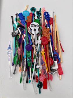 Vintage Swizzle Sticks - lot of 154