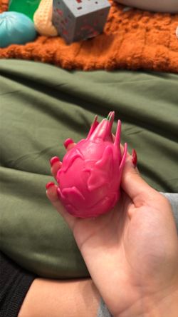 Mini dragonfruit squishy