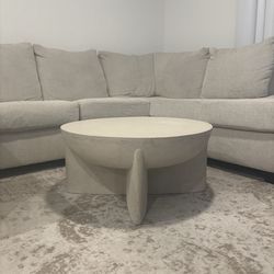 West Elm Monti Coffee Table - Desert Sand