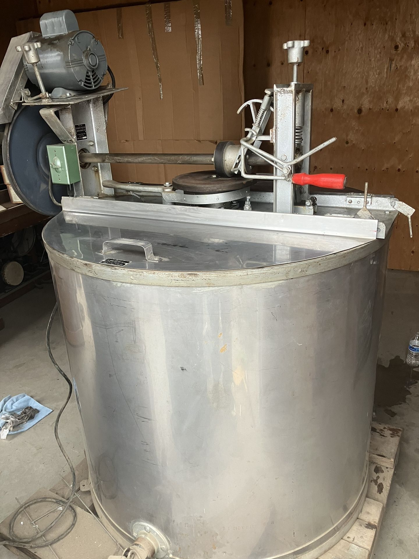 Old School Honey Extractor & Other Beekeeping Gear
