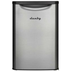 Danby 2.6 Cu. Ft. Compact Refrigerator 18-Inch Wide in Stainless Steel