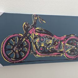 Motorcycle Art Works Canvas