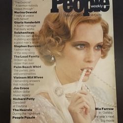 PEOPLE MAGAZINE- MIA FARROW 1974