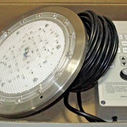 10” Poolexa Led Multicolor Inground Pool Light 50ft  Cord